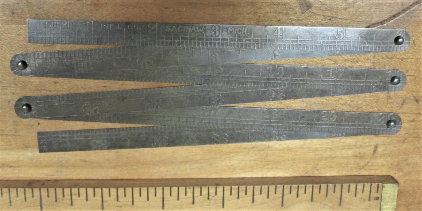 Lufkin Steel Folding Rule Zig Zag Pocket Type 36 inch
