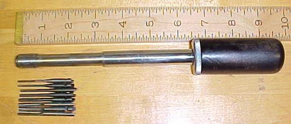 Greenlee Yankee Push Drill Automatic w/ 8 Bits No. 482