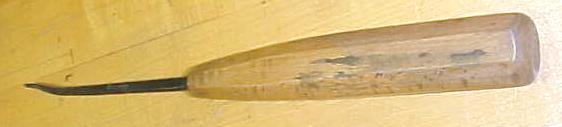 S. J. Addis Bent Front Gouge Carving Chisel 1/4 inch