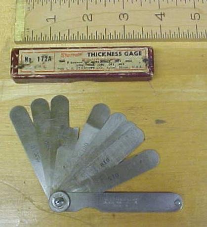 Starrett No. 172A Thickness Gage Gauge w/Box