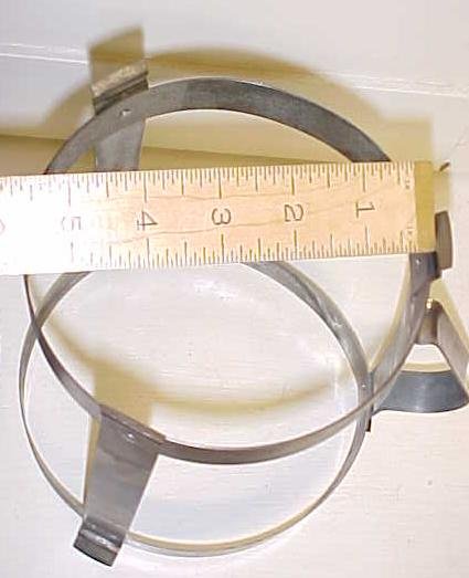 Antique Sieve Strainer Kitchen Canning w/ Holder Stand 9 inch