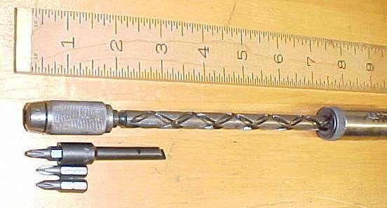 North Brothers Yankee No. 30A Screwdriver w/ Hex Adapter