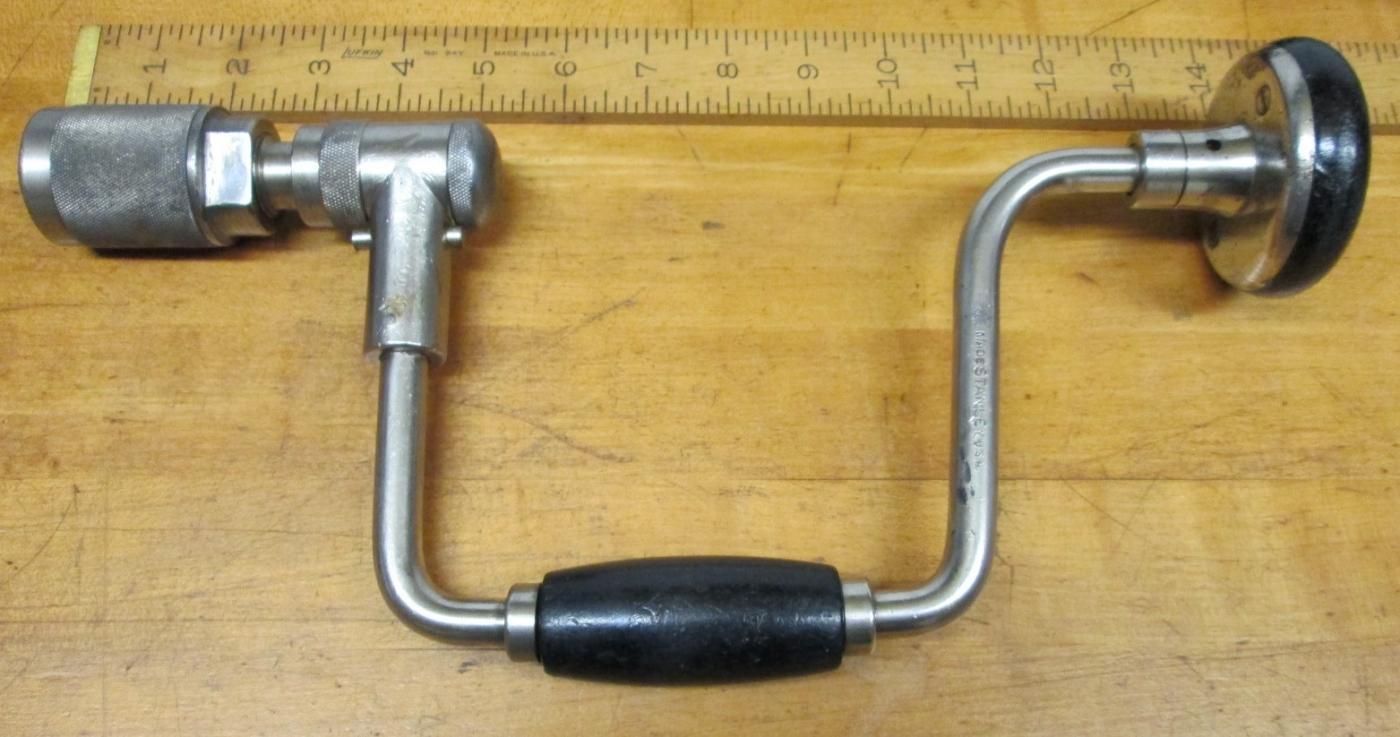 Stanley Ratchet Brace No. 2101A-10IN 10 inch Bell System