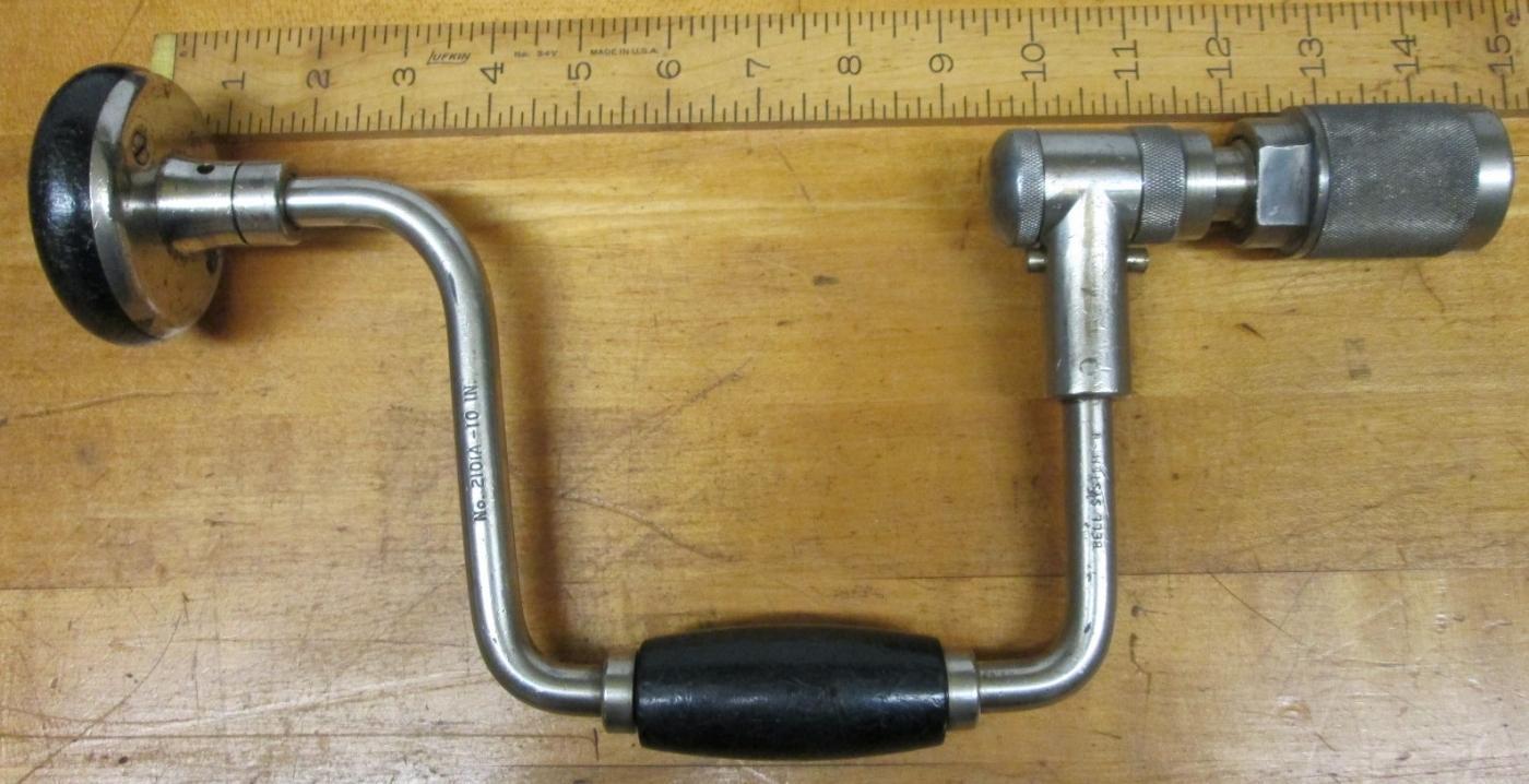Stanley Ratchet Brace No. 2101A-10IN 10 inch Bell System