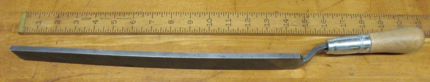 Heller NuCut Rasp/File No. 2797 Bent Tang