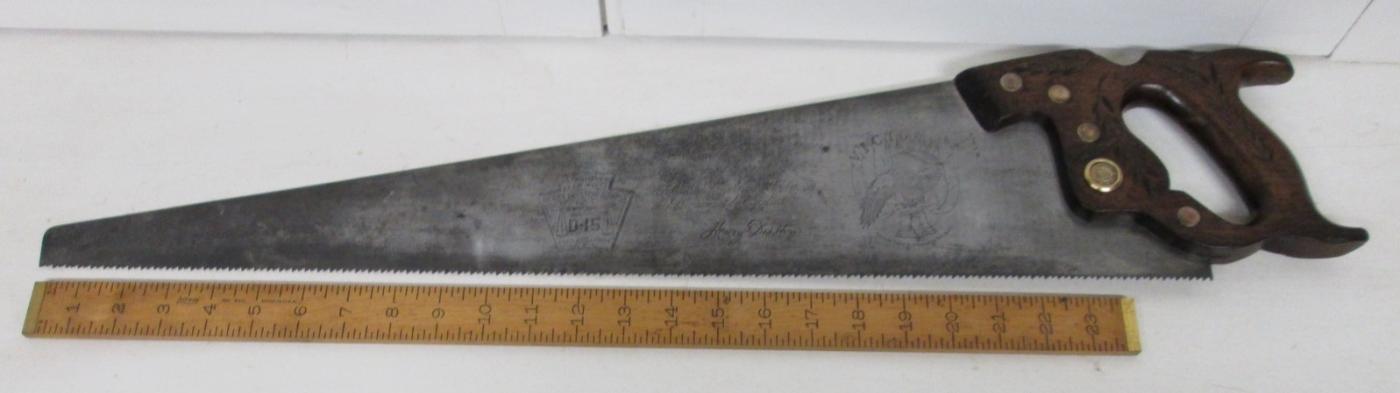 Disston D-15 Victory Crosscut Hand Saw 26 inch