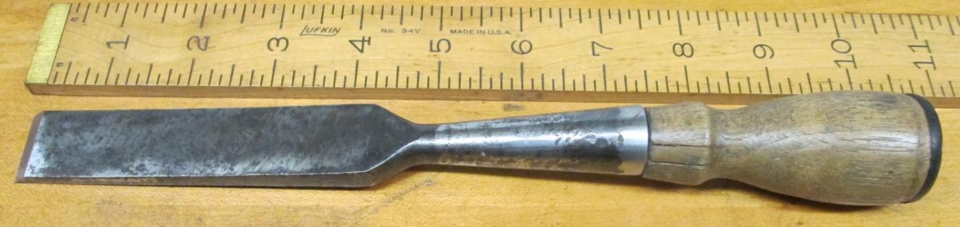 Antique Socket Firmer Chisel 7/8 inch