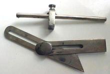 Nickel Plated Marking Gage and Bevel Gage