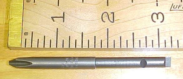 Yankee Style Phillips Bit Screwdriver Tip N.O.S. 7/32