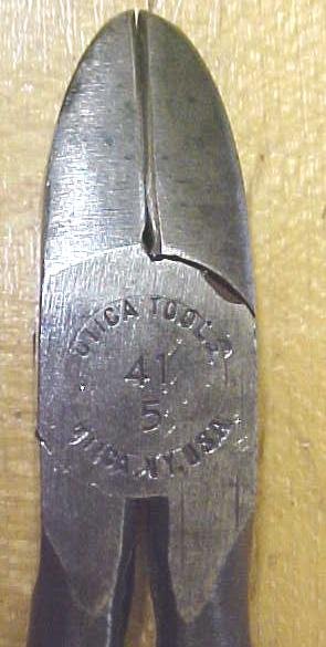 Utica Pliers Diagonal Wire Cutters No. 41 - 5 inch