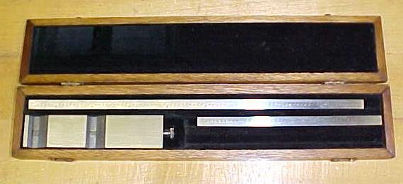 Vernier Depth Gage Gauge w/ Fitted Case Unique!