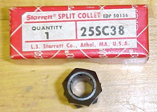 Starrett Split Collet No. 25SC38