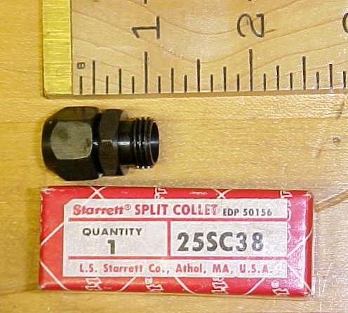 Starrett Split Collet No. 25SC38