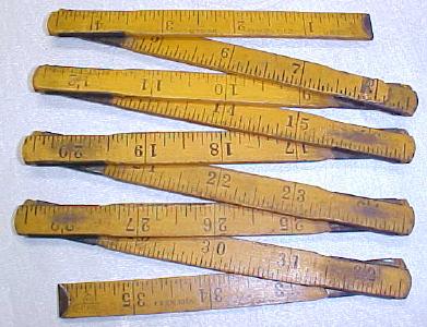 Stanley Victor Zig-Zag Painted Ruler No. 343