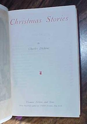 Dickens Christmas Stories Leather 1900's
