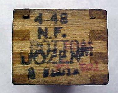 Reiff & Nestor 4-40 Taps in Wood Box
