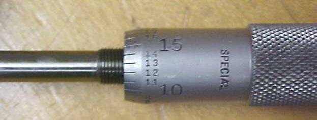 Starrett Micrometer Head 0-1 inch Special
