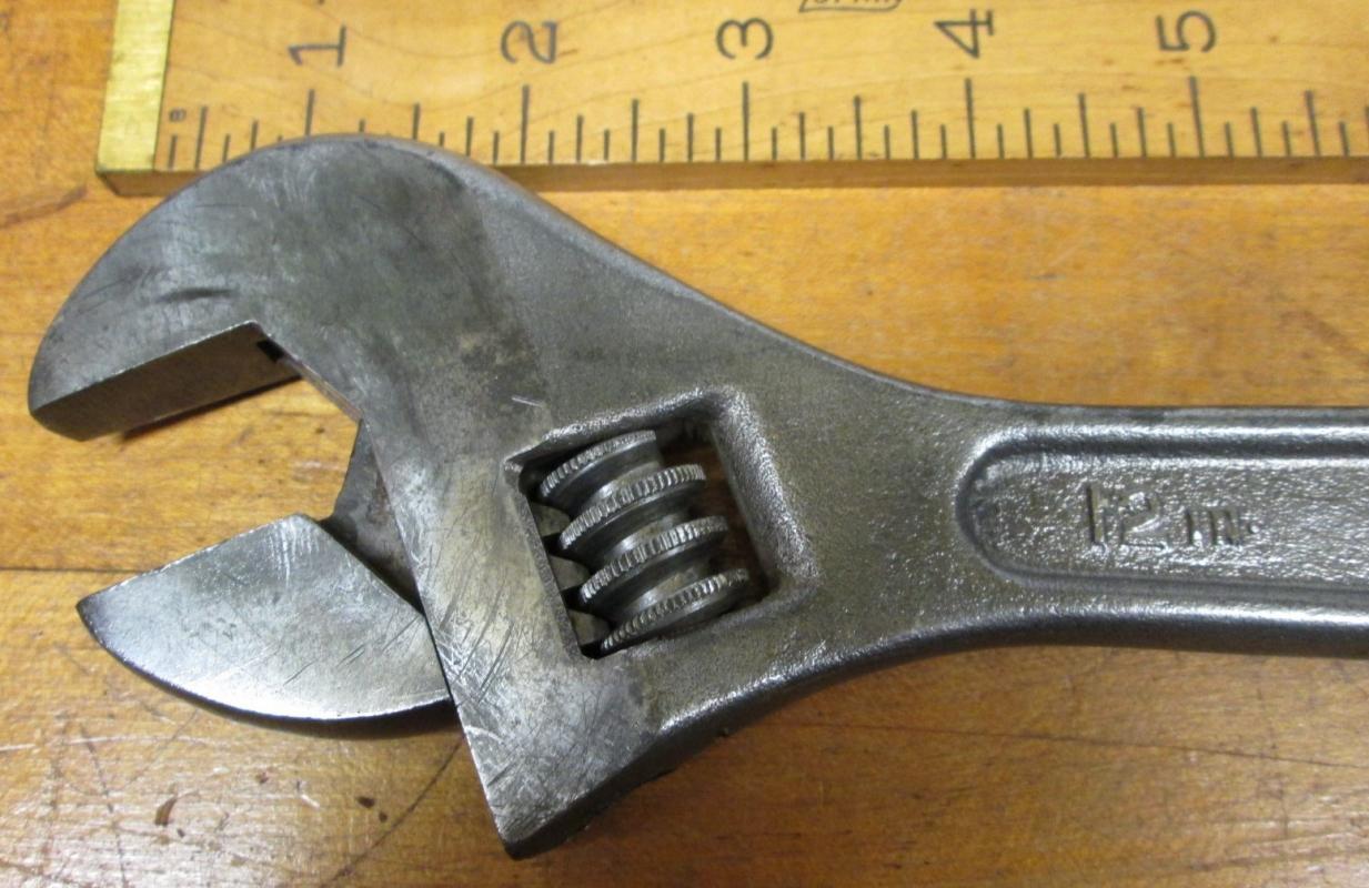 J.H. Williams Adjustable Wrench 12 inch