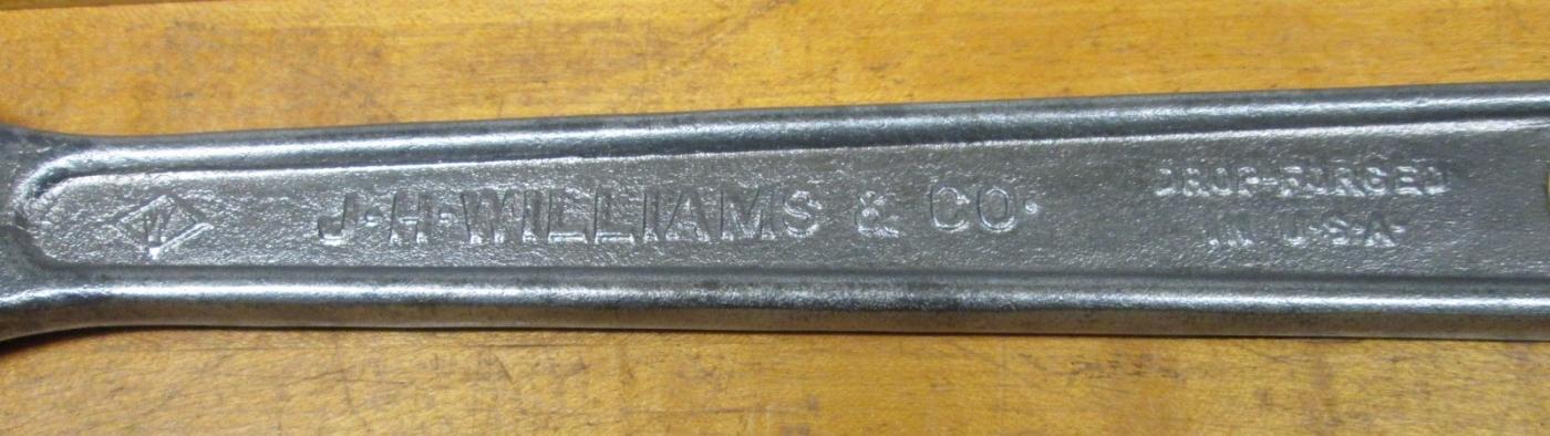 J.H. Williams Adjustable Wrench 12 inch