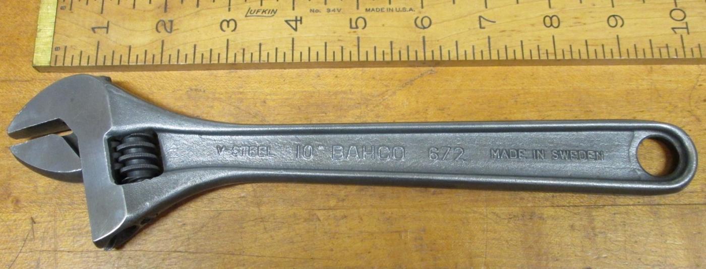 Bahco Adjustable Wrench 10 inch