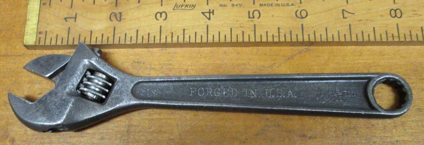 Craftsman Adjustable Wrench 8 inch VANADIUM