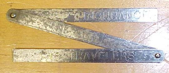 Starrett Advertising Steel Folding Rule Travelers