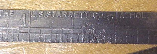 Starrett Advertising Steel Folding Rule Travelers