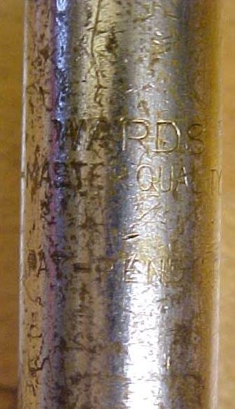 Wards Master Push Drill Pistol Grip Wood Handle Rare!