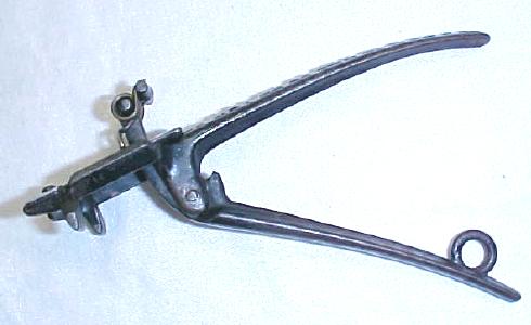Antique Pliers Cutter Claw or Horn 19th Century
