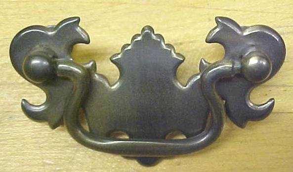Antique Drawer Pulls Hardware Brass 4 Pulls