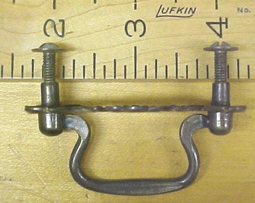 Antique Drawer Pulls Hardware Brass 4 Pulls