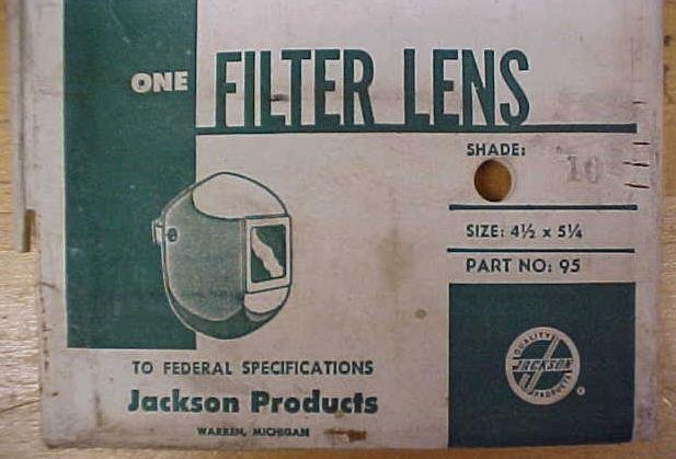 Jackson Products Welding Helmet Filter Lens