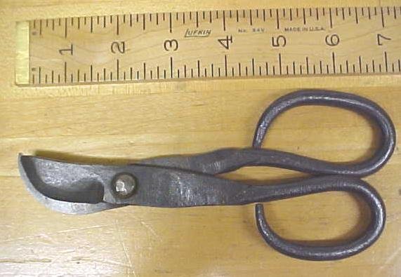 Antique Tin Snips Hand Made Forged Primitive