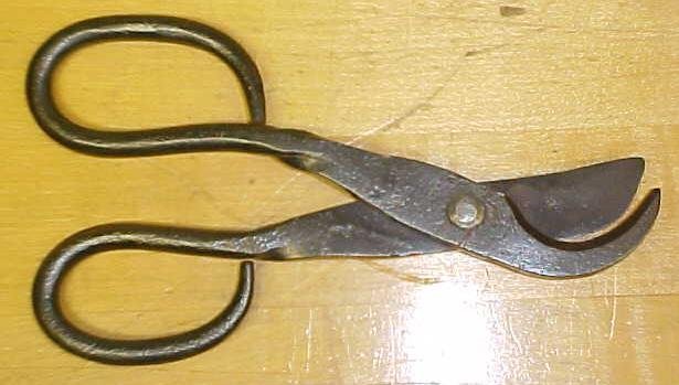 Antique Tin Snips Hand Made Forged Primitive