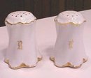 Salt & Pepper Rosenthal + Hat Pin Holder Violets German