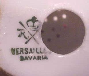 Salt & Pepper Rosenthal + Hat Pin Holder Violets German