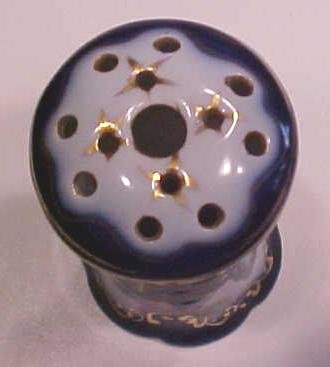 Salt & Pepper Rosenthal + Hat Pin Holder Violets German