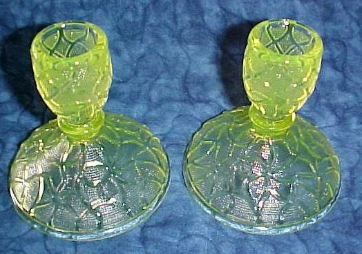 Imperial Candlestick Golden Green