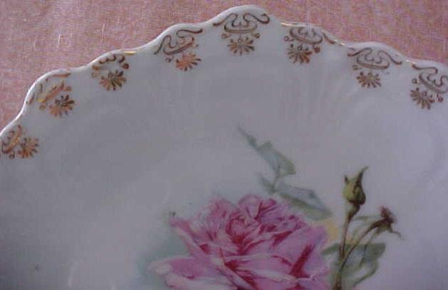 Bavaria Plate Floral 7 inch