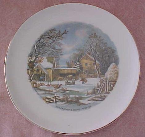 Crookville Farmer's Home Winter Plate Iva-Lure 8 inch