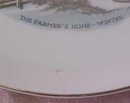 Crookville Farmer's Home Winter Plate Iva-Lure 8 inch
