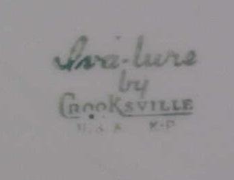 Crookville Farmer's Home Winter Plate Iva-Lure 8 inch
