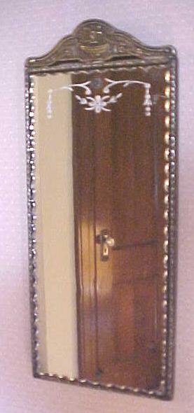 Ornate Mirror Scallop Beveled Glass Molded Ornate Wall Frame