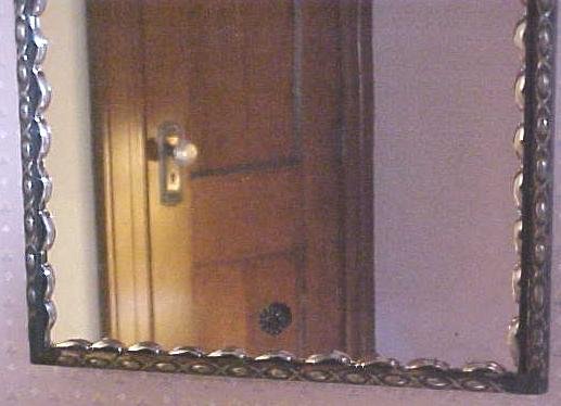 Ornate Mirror Scallop Beveled Glass Molded Ornate Wall Frame
