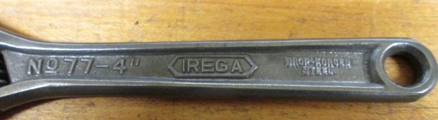 IREGA No. 77-4 Adjustable Wrench 4 inch long Spain