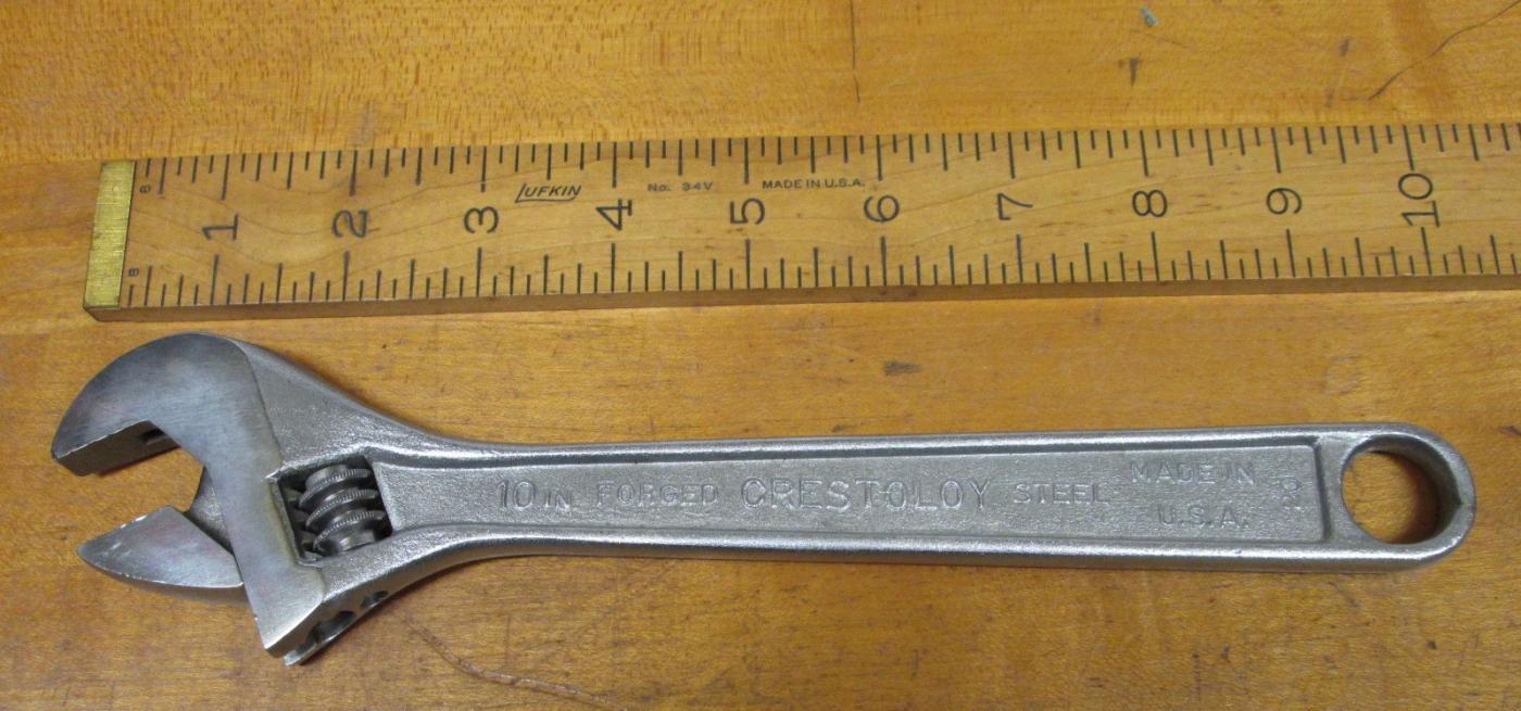 Crescent Tool Adjustable Wrench 10 inch Chrome