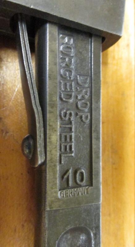 Dunlap Pipe Wrench 10 inch Germany