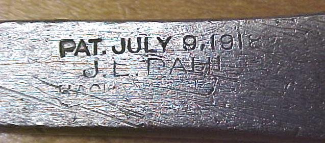Antique Screwdriver Double Ended Patent 1918