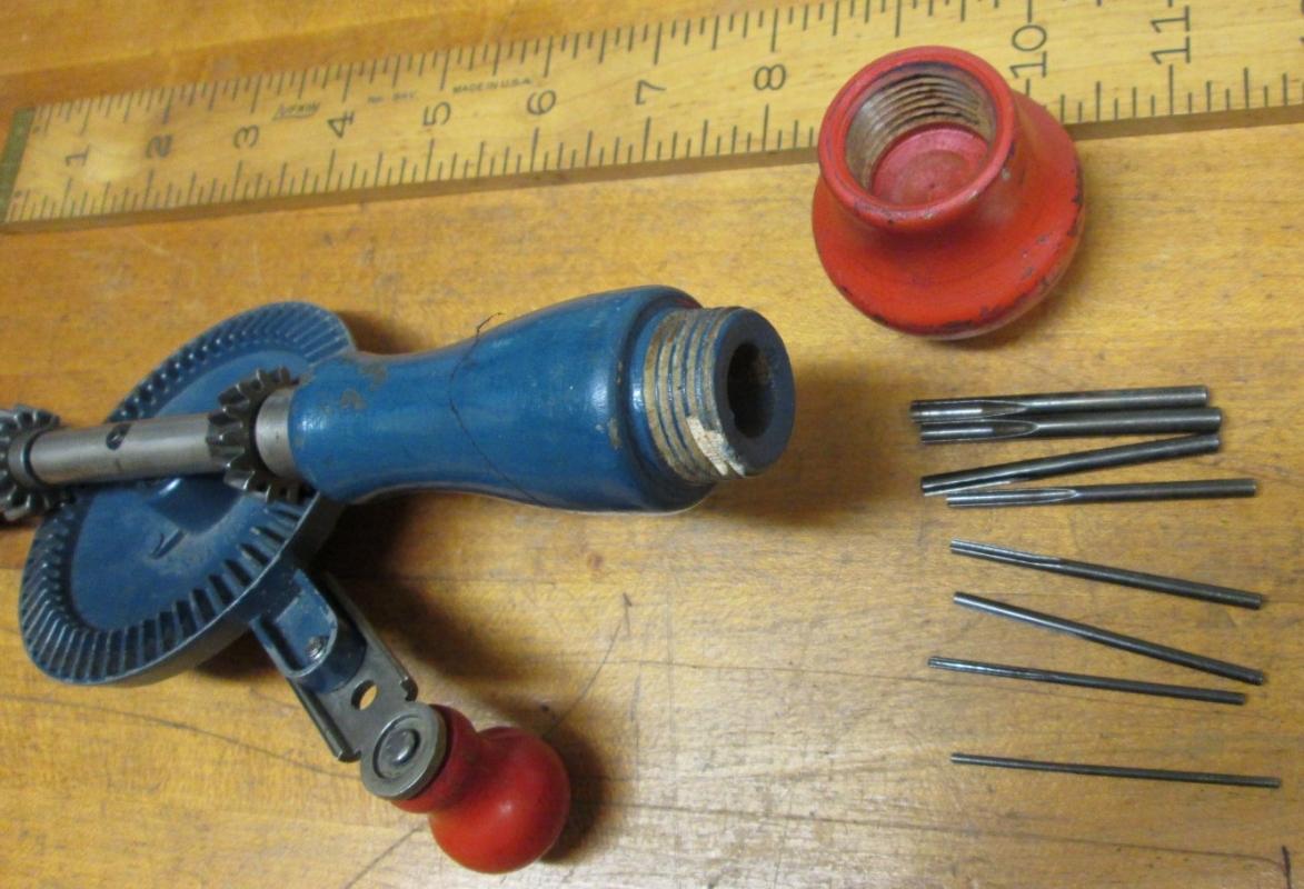 Stanley No. H1220B Handyman Hand Drill Egg Beater