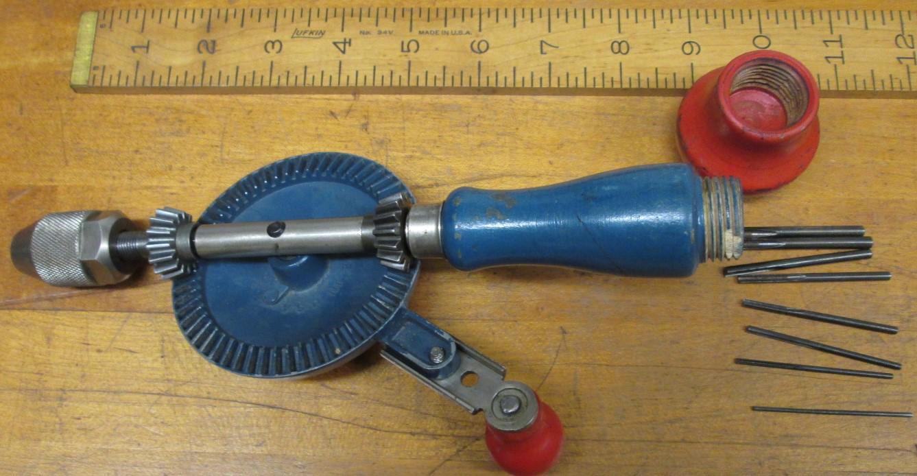 Stanley No. H1220B Handyman Hand Drill Egg Beater